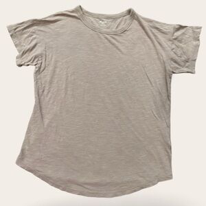 Madewell Short Sleeve Tee Neutral Taupe Women’s Size Small